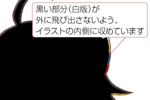 白版オフセット例